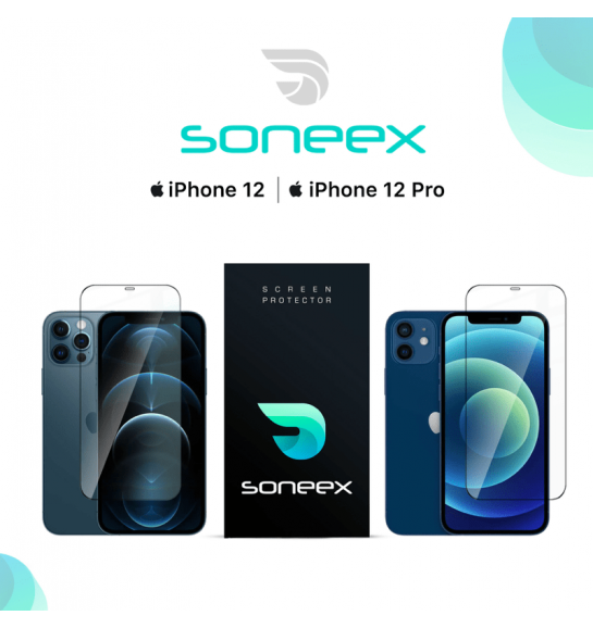 Захисне скло Soneex для iPhone 12/12 Pro 2.5D Full Silk Screen 0.26mm