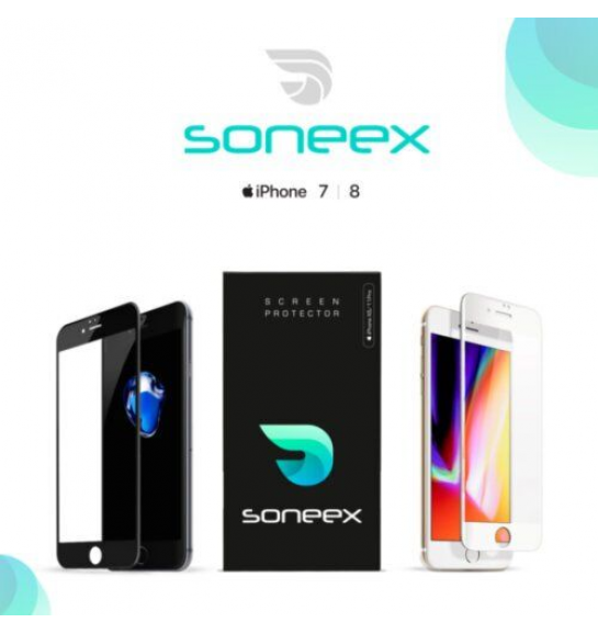 Захисне скло Soneex для iPhone 7/8 2.5D Full Silk Screen 0.26mm